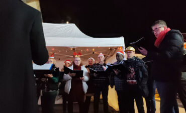 Chorale coup de Choeur à l'inauguration du marché de Noël de Golbey