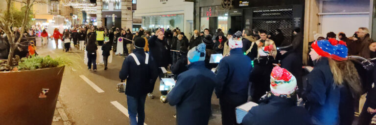 Défilé de Saint-Nicolas a Epinal 2024 avec l'orchestre d'harmonie de Golbey