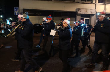 Défilé de Saint-Nicolas a Epinal 2024 avec l'orchestre d'harmonie de Golbey