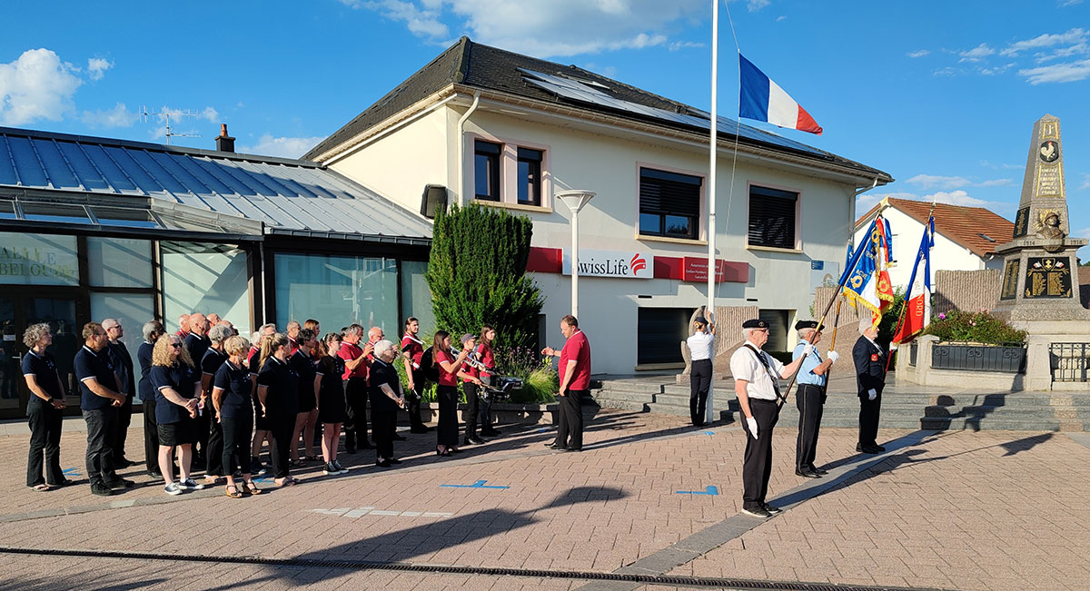 Cérémonie 2025 de la fête Nationale à Golbey