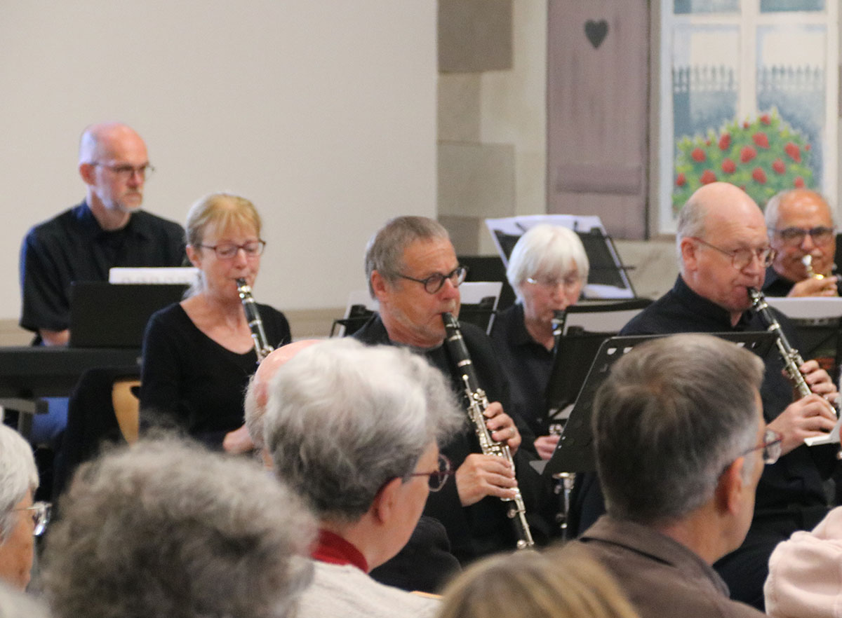 L'orchestre d'harmonie de Golbey en représentation à Jeuxey pour le concert de Printemps