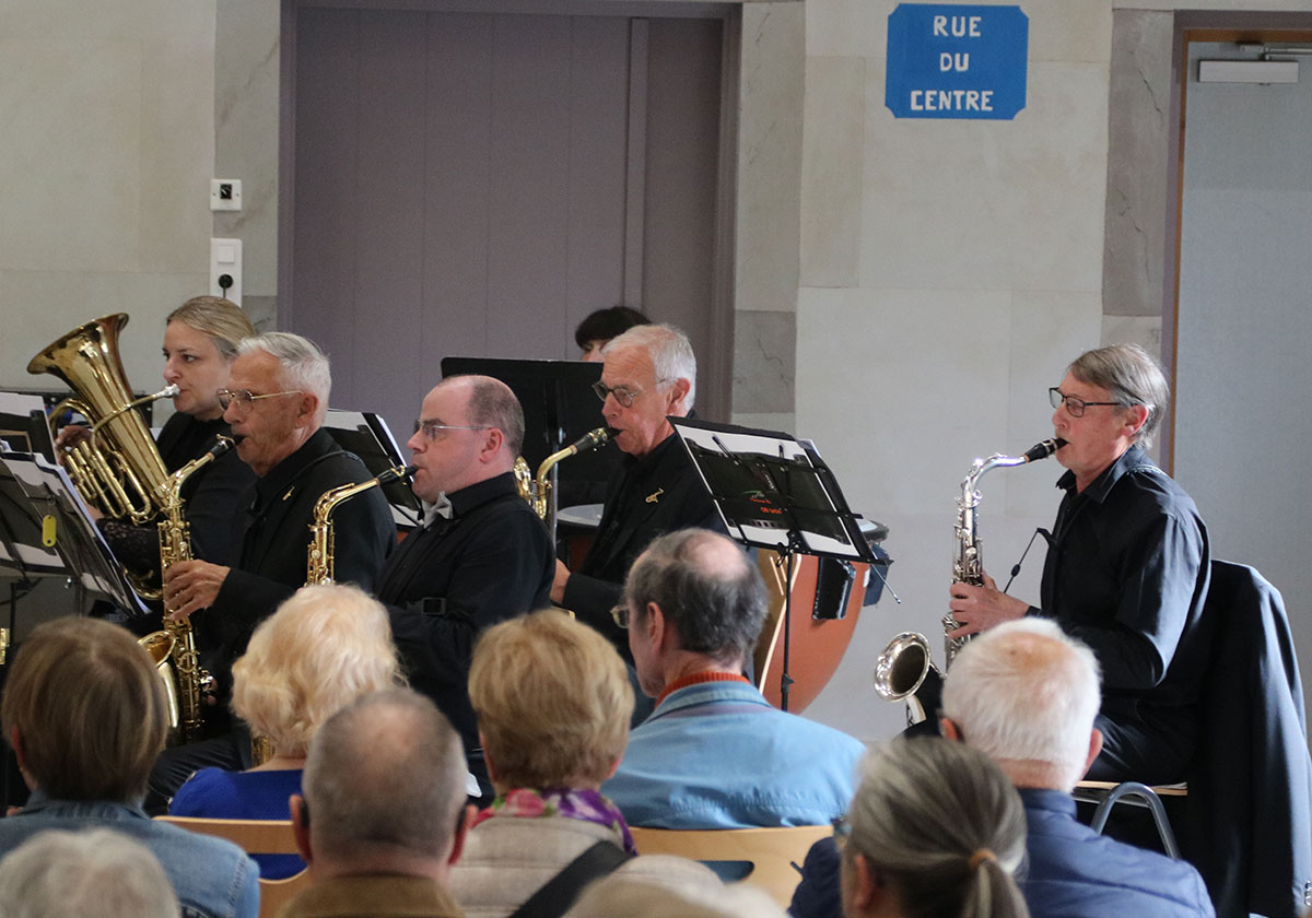 L'orchestre d'harmonie de Golbey en représentation à Jeuxey pour le concert de Printemps