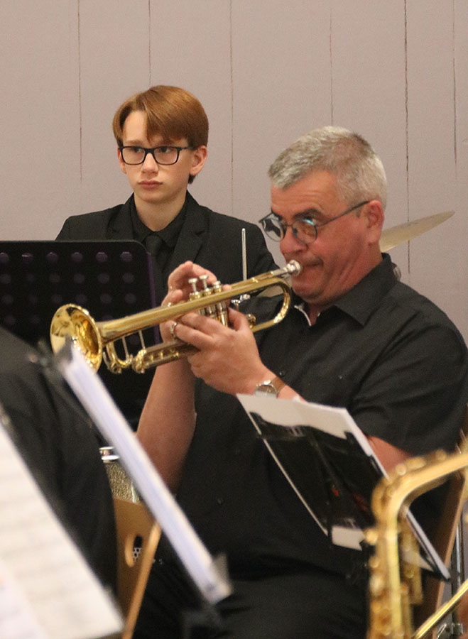 L'orchestre d'harmonie de Golbey en représentation à Jeuxey pour le concert de Printemps