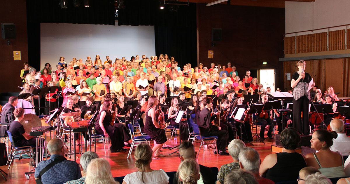 Concert Dogora 2026 à Contrexéville avec la chorale coup de choeur de Golbey, Poly-sons d'Epinal, Noctuel de la Bresse et l'Orchestre symphonique du conservatoire Gautier d'Epinal